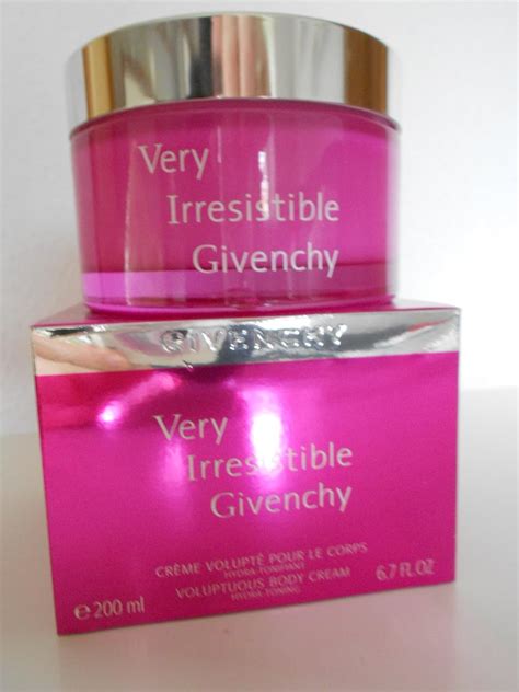 very irresistible givenchy body cream